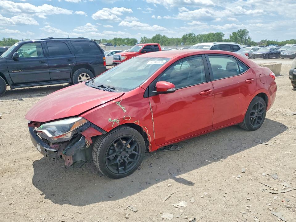 2016 Toyota Corolla VIN 5YFBURHE4GP521532 COPART salvage auction — FRONT END, Mn - Cert Of Title-Salvage, sold $1,050 on 2026-07-23 (photo 1)