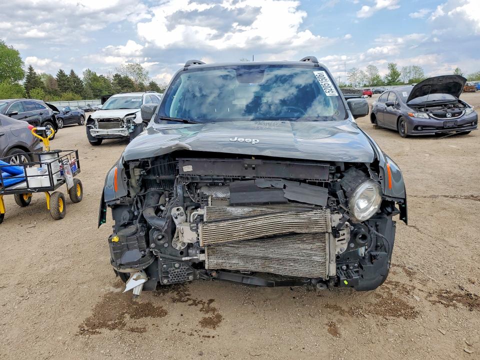 2020 Jeep Renegade VIN ZACNJABB8LPL49586 COPART salvage auction — FRONT END, Il - Salvage Certificate, sold $1,250 on 2026-07-28 (photo 5)