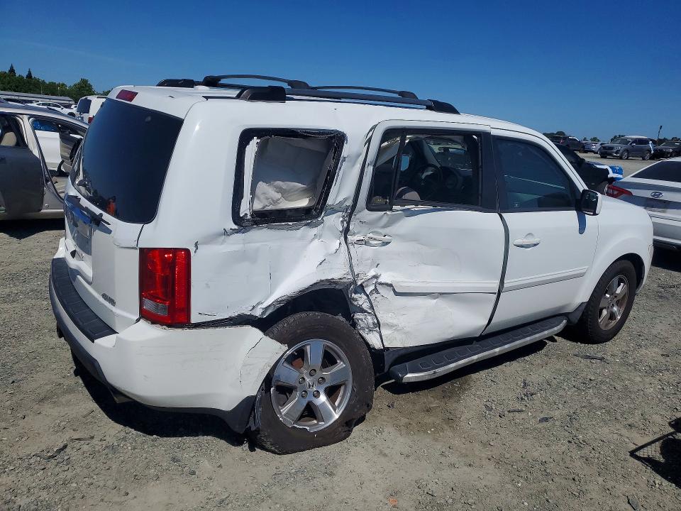 2010 Honda Pilot VIN 5FNYF4H53AB026586 COPART salvage auction — SIDE, Ca - Salvage Certificate, sold $1,200 on 2026-07-02 (photo 3)