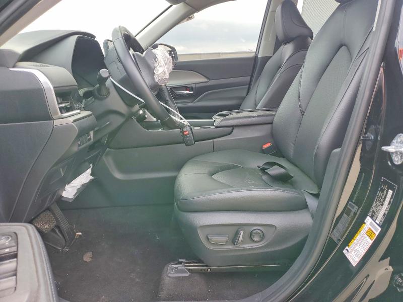 2024 Toyota Highlander VIN 5TDAAAA59RS017536 COPART salvage auction — FRONT END, Tx - Salvage Vehicle Title, sold $14,000 on 2026-07-23 (photo 7)