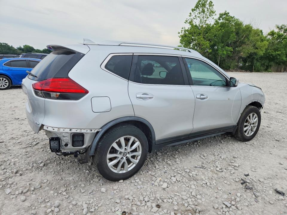 2017 Nissan Rogue VIN KNMAT2MT0HP597696 COPART salvage auction — FRONT END, Il - Salvage Certificate, sold $2,200 on 2026-07-20 (photo 3)