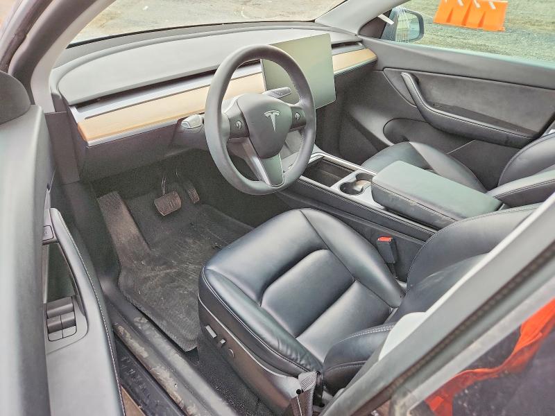 2021 Tesla Model y VIN 5YJYGDEE8MF241337 COPART salvage auction — REAR END, IN - CERT OF TITLE-SALVAGE TITLE, sold $5,100 on 2026-07-02 (photo 8)