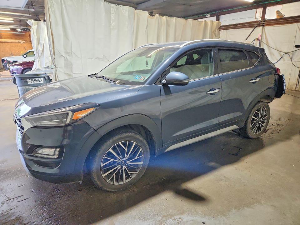 2021 Hyundai Tucson VIN KM8J3CAL8MU385369 COPART salvage auction — REAR END, Pa - Certificate Of Salvage, sold $4,450 on 2026-07-02 (photo 1)