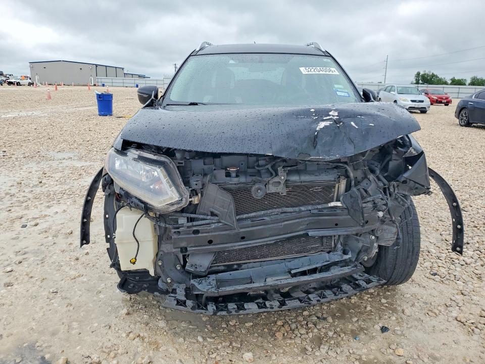 2016 Nissan Rogue VIN KNMAT2MT8GP647100 COPART salvage auction — FRONT END, Tx - Salvage Vehicle Title, sold $700 on 2026-07-02 (photo 5)