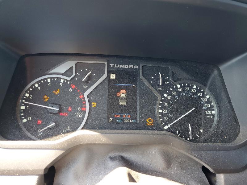 2023 Toyota Tundra VIN 5TFJA5DA1PX091248 COPART salvage auction — FRONT END, Ca - Salvage Certificate, sold $19,400 on 2026-07-07 (photo 9)