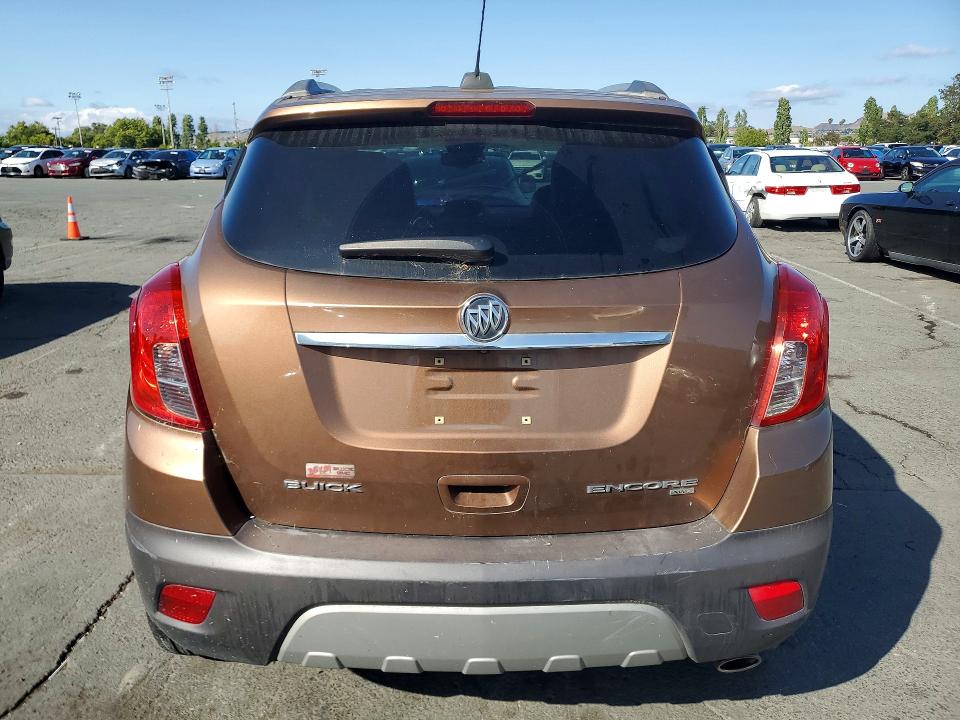 2016 Buick Encore VIN KL4CJESB7GB565490 COPART salvage auction — MINOR DENT/SCRATCHES, CA - SALVAGE CERTIFICATE, sold $725 on 2026-07-10 (photo 6)