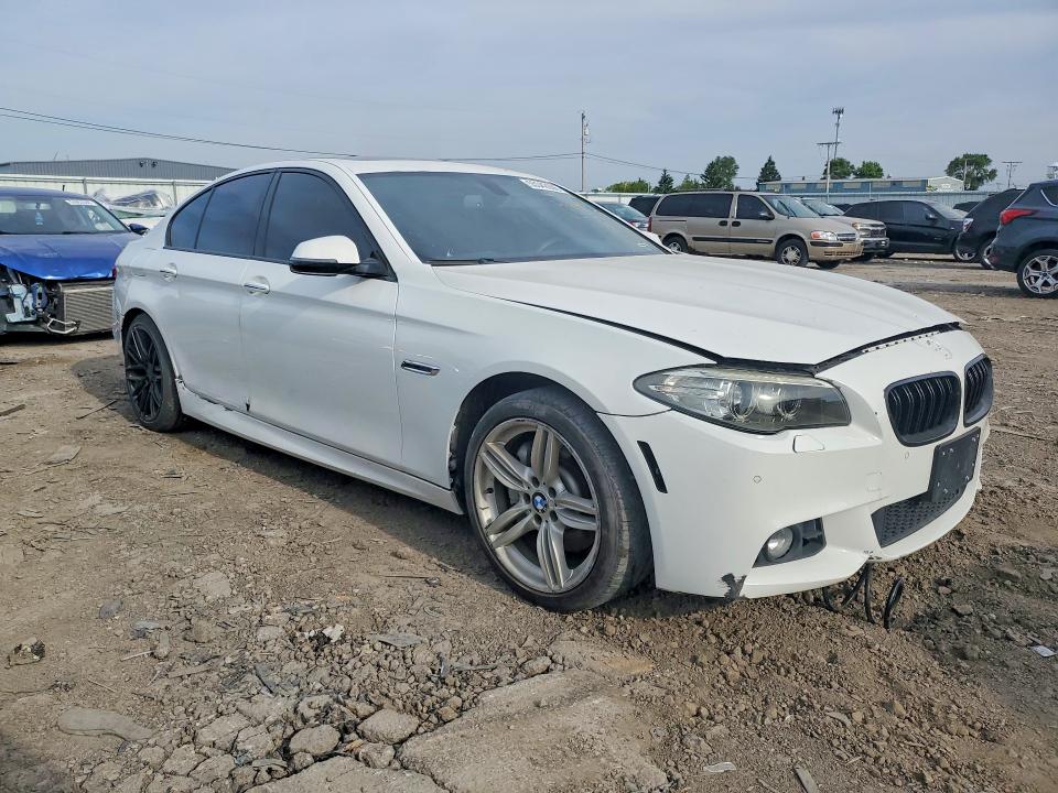 2016 BMW 5 series VIN WBA5B3C51GG253061 COPART salvage auction — FRONT END, IN - CERTIFICATE OF TITLE, sold $3,100 on 2026-07-13 (photo 4)