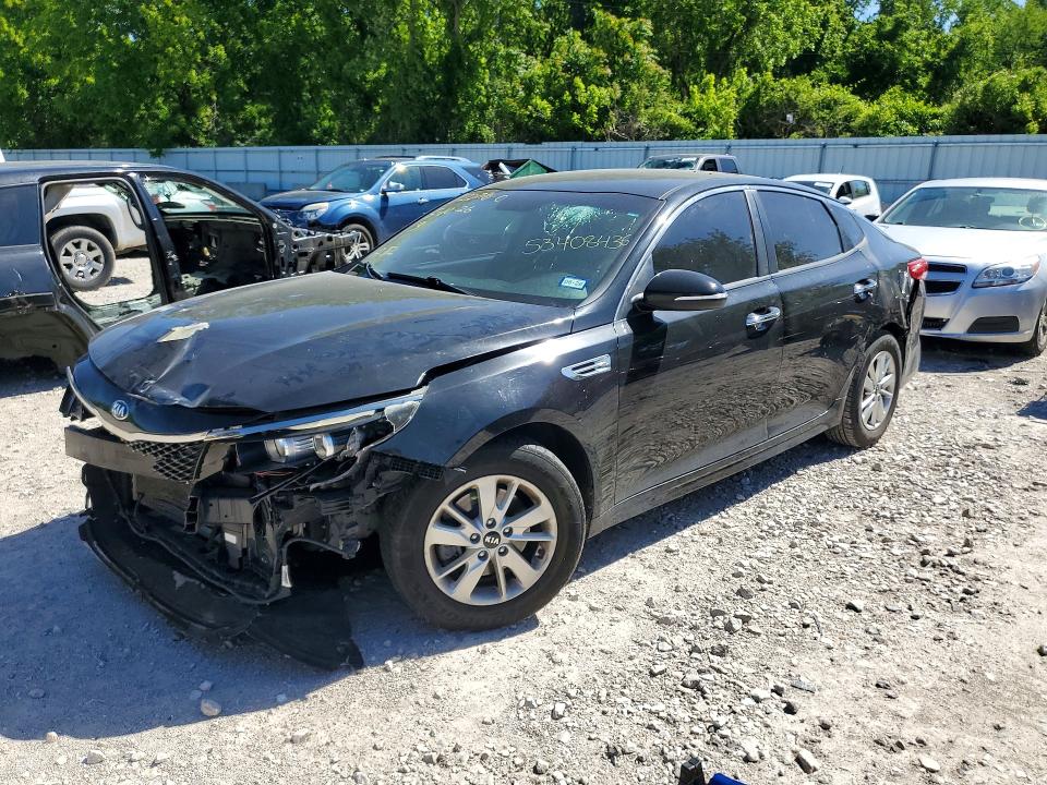 2018 Kia Optima VIN 5XXGT4L32JG225393 COPART salvage auction — FRONT END, Mo - Salvage Certificate Of Title, sold $800 on 2026-07-24 (photo 1)