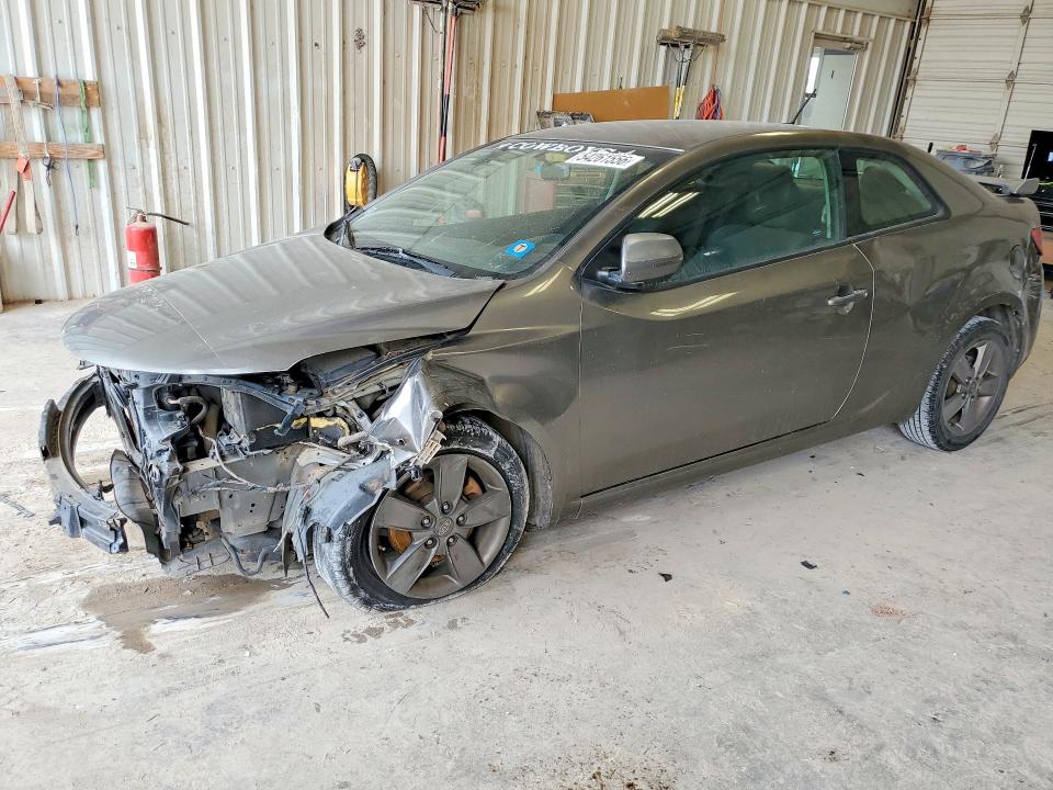 2012 Kia Forte VIN KNAFU6A24C5487371 COPART salvage auction — FRONT END, Tx - Salvage Vehicle Title, sold $60 on 2026-07-31 (photo 1)