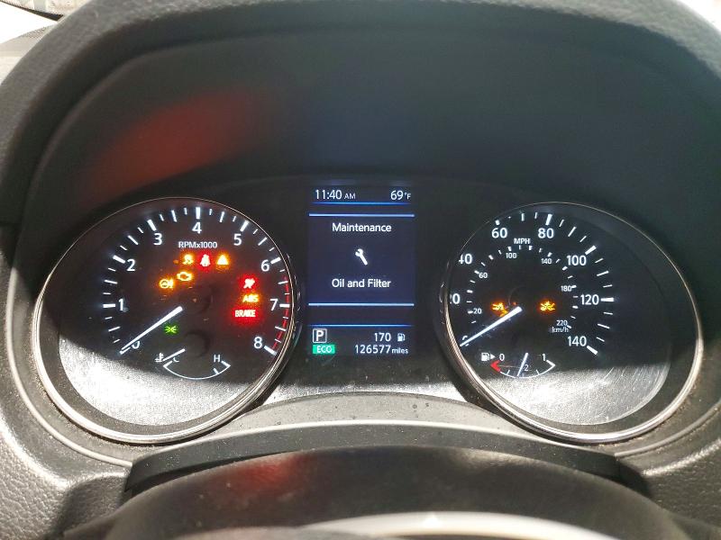 2020 Nissan Rogue VIN KNMAT2MT8LP511088 COPART salvage auction — FRONT END, Pa - Certificate Of Salvage, sold $1,700 on 2026-07-15 (photo 9)