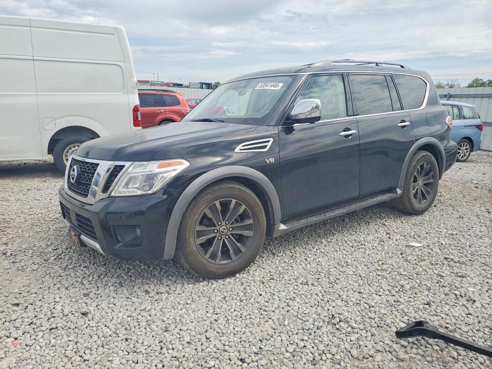 2018 Nissan Armada VIN JN8AY2NE2J9733861 — COPART salvage auction photo