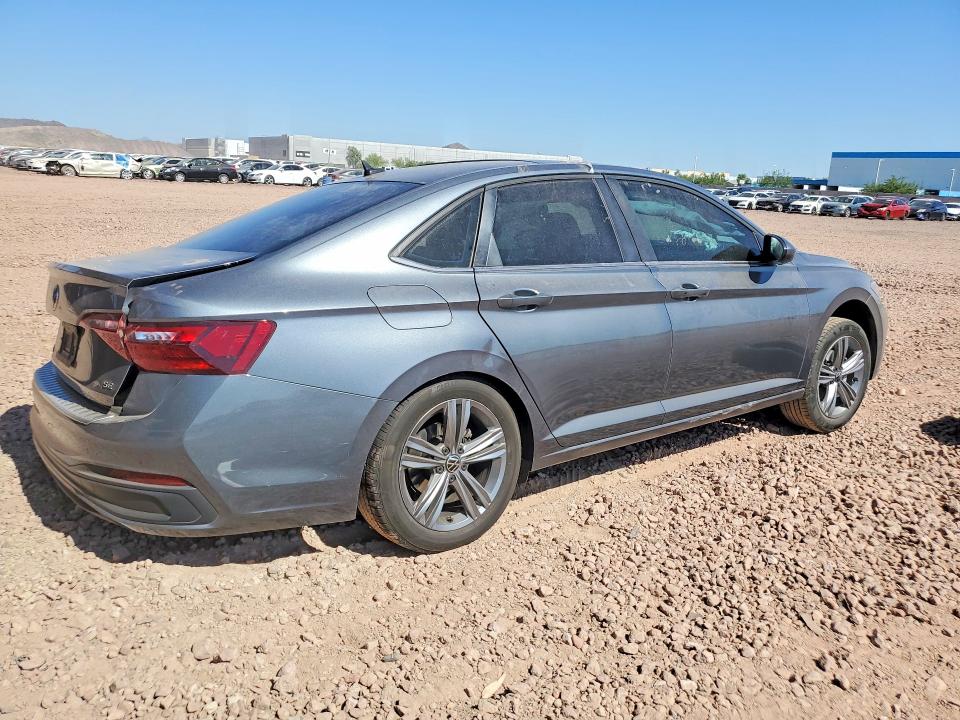 2024 Volkswagen Jetta VIN 3VW7M7BU2RM060199 COPART salvage auction — SIDE, Az - Cert Of Title - Salvage, sold $3,750 on 2026-07-09 (photo 3)
