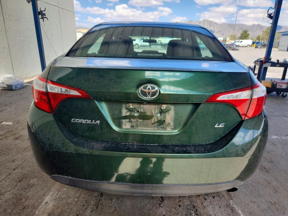 2014 Toyota Corolla VIN 5YFBURHE8EP162618 COPART salvage auction — FRONT END, Nm - Cert Of Title-Salvage, sold $300 on 2026-07-24 (photo 6)
