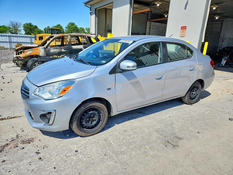 2017 Mitsubishi Mirage VIN ML32F4FJ4HHF09106 COPART salvage auction — FRONT END, Salvage Title, sold $425 on 2026-09-08 (photo 1)