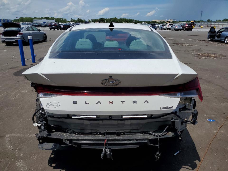 2021 Hyundai Elantra VIN 5NPLP4AG5MH000984 COPART salvage auction — REAR END, Fl - Certificate Of Destruction, sold $3,500 on 2026-07-06 (photo 6)