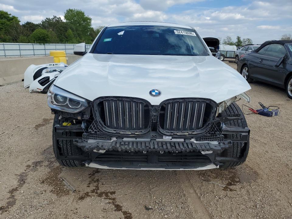 2020 BMW X4 VIN 5UX2V1C09LLE67644 COPART salvage auction — FRONT END, IL - SALVAGE CERTIFICATE, sold $11,900 on 2026-07-07 (photo 5)