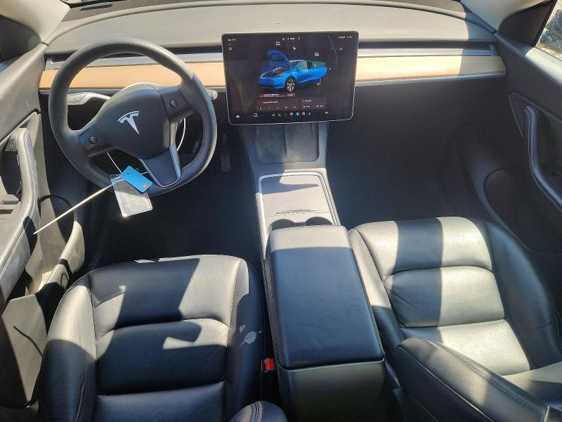 2022 Tesla Model y VIN 7SAYGAEE0NF382647 COPART salvage auction — REAR END, Wi - Cert Of Title-Salvage Vehicle, sold $6,500 on 2026-07-27 (photo 8)