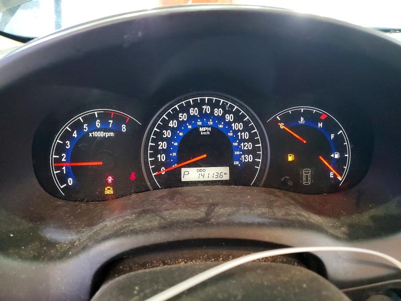 2007 Hyundai Entourage VIN KNDMC233476029275 COPART salvage auction — FRONT END, KY - CERT OF TITLE-SALVAGE, sold $475 on 2026-07-27 (photo 9)