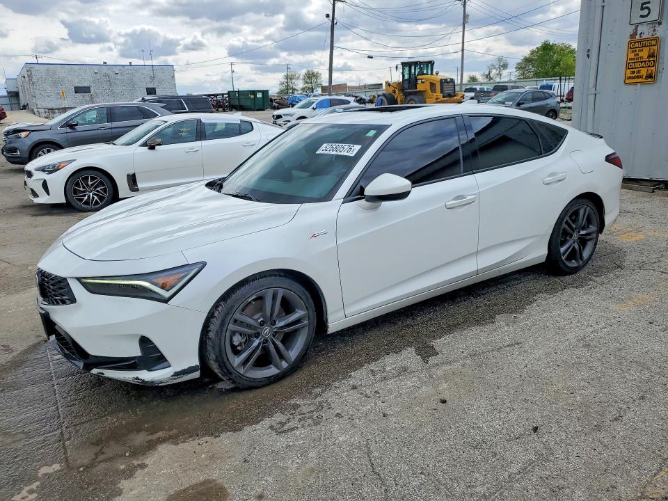 2023 Acura Integra VIN 19UDE4H33PA012061 COPART salvage auction — VANDALISM, Il - Salvage Certificate, sold $13,100 on 2026-07-08 (photo 1)