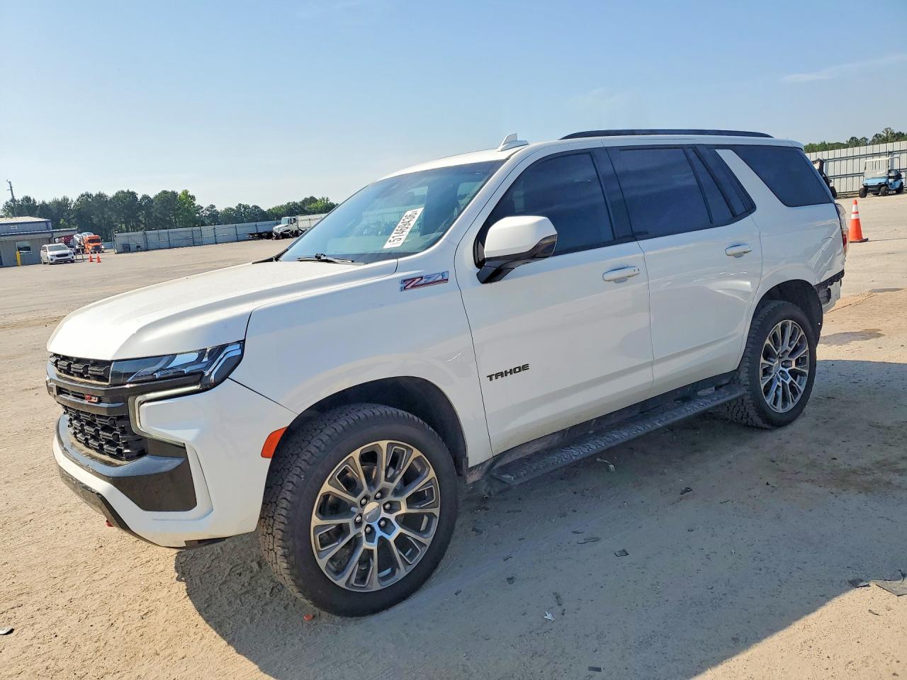 2023 Chevrolet Tahoe VIN 1GNSKPKD5PR442409 COPART salvage auction — Rear End, SC - CERT OF TITLE-SALVAGE, sold $32,500 on 2026-07-01 (photo 1)