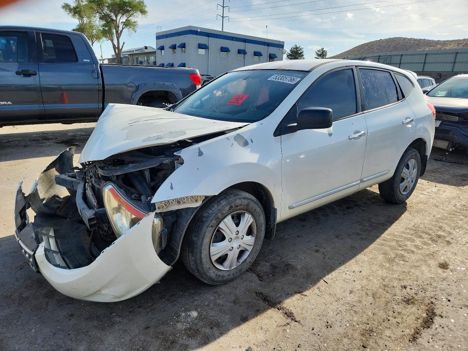 2013 Nissan Rogue sport VIN JN8AS5MV9DW638353 COPART salvage auction — FRONT END, Nm - Cert Of Title-Salvage, sold $175 on 2026-07-06 (photo 1)