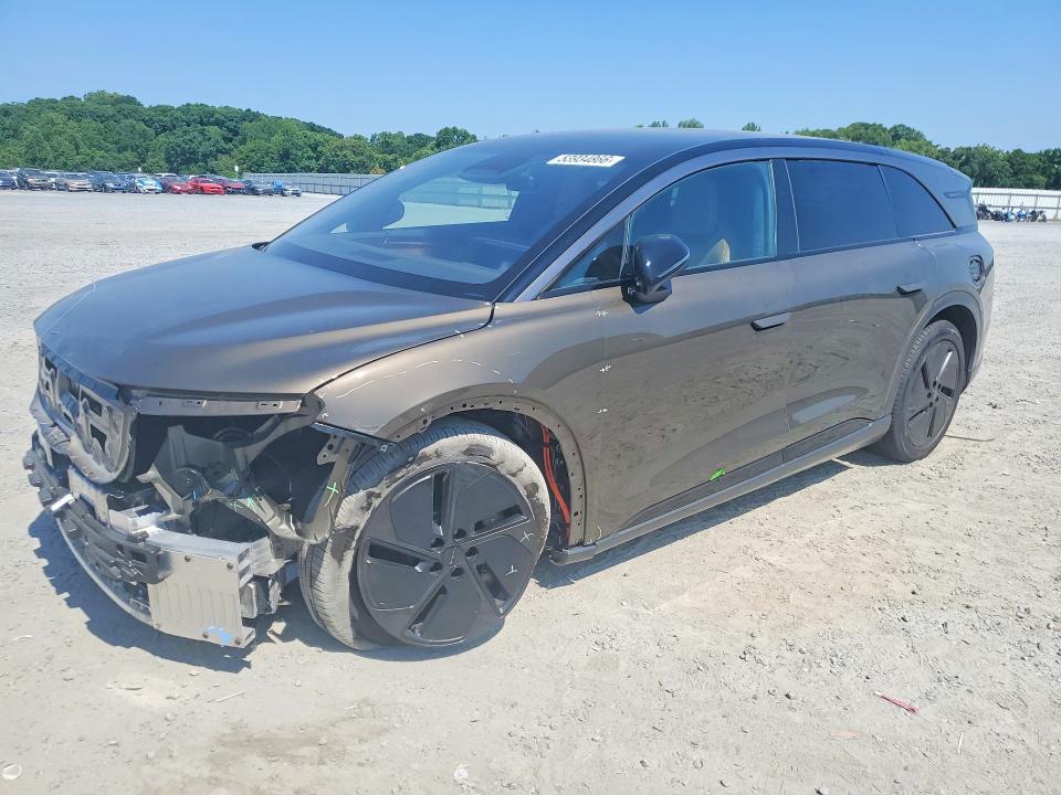 2026 Lucid Gravity VIN 7UUG1GHK5TA010175 COPART salvage auction — FRONT END, Nc - Salvage Certificate Of Title, sold $15,400 on 2026-07-29 (photo 1)