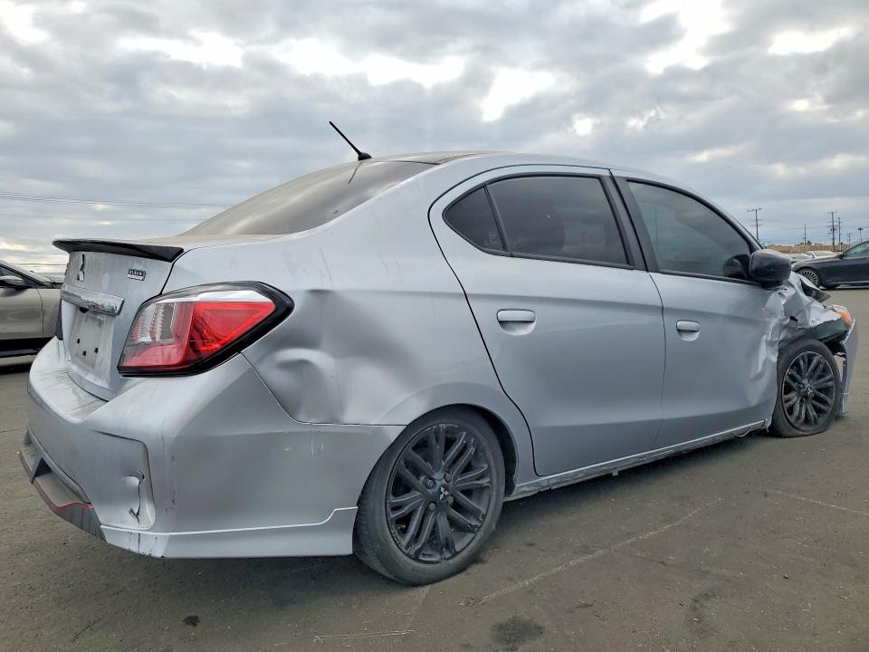 2024 Mitsubishi Mirage VIN ML32FUFJ3RHF08529 COPART salvage auction — FRONT END, Ca - Salvage Certificate, sold $2,500 on 2026-07-13 (photo 3)