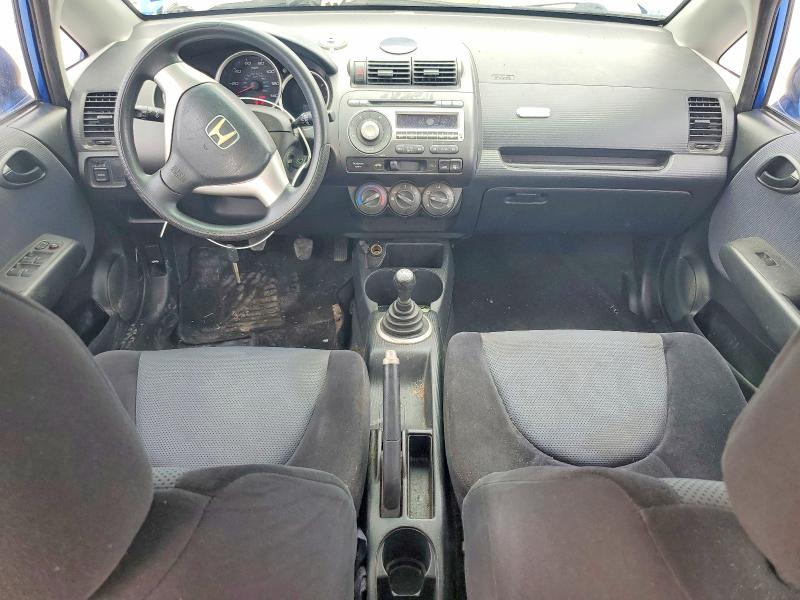 2008 Honda Fit VIN JHMGD37478S048672 COPART salvage auction — FRONT END, Tx - Salvage Vehicle Title, sold $300 on 2026-07-02 (photo 8)