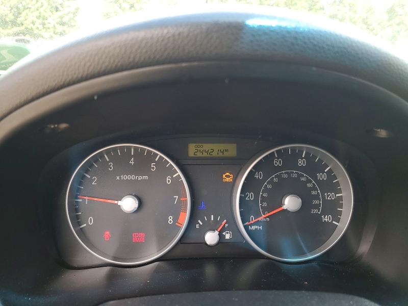 2008 Hyundai Accent VIN KMHCM36C68U097970 COPART salvage auction — FRONT END, WA - BILL OF SALE, sold $175 on 2026-07-31 (photo 9)