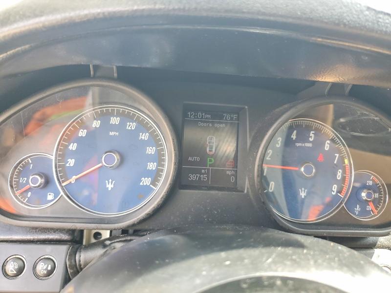 2008 Maserati Quattroporte VIN ZAMFE39A480033468 COPART salvage auction — MINOR DENT/SCRATCHES, FL - CERTIFICATE OF TITLE (P), sold $2,150 on 2026-07-29 (photo 9)
