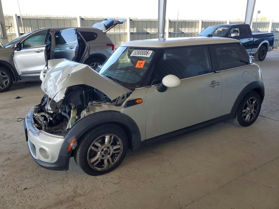 2013 Mini Cooper VIN WMWSU3C53DT683772 COPART salvage auction — FRONT END, Fl - Cert Of Title Slvg Rebuildable, sold $375 on 2026-07-20 (photo 1)