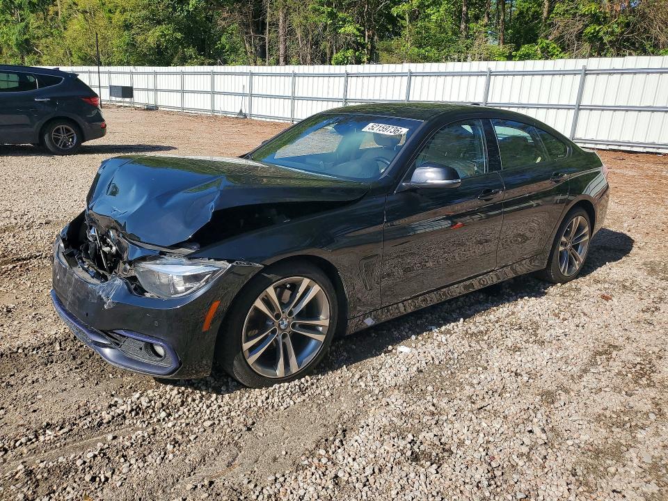 2018 BMW 4er VIN WBA4J1C50JBG81052 COPART salvage auction — FRONT END, Nc - Salvage Certificate Of Title, sold $1,850 on 2026-07-17 (photo 1)