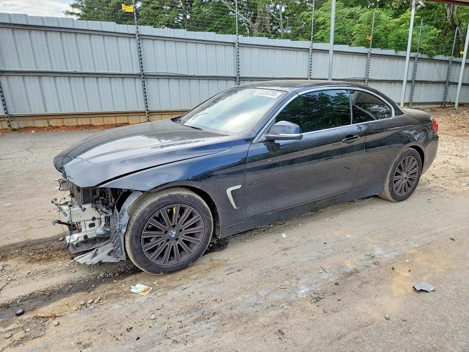 2015 BMW 4er VIN WBA3V7C51FP772731 COPART salvage auction — FRONT END, GA - CERT OF TITLE-SALVAGE, sold $3,450 on 2026-07-10 (photo 1)