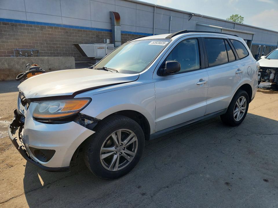 2010 Hyundai Santa fe VIN 5NMSGDAB6AH416566 COPART salvage auction — FRONT END, CT - CERT OF TITLE-SALVAGE, sold $900 on 2026-07-02 (photo 1)