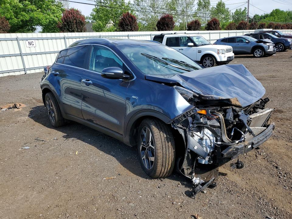 2021 Kia Sportage VIN KNDPNCAC5M7899381 COPART salvage auction — ALL OVER, CT - CERT OF TITLE-SALVAGE, sold $925 on 2026-07-10 (photo 4)