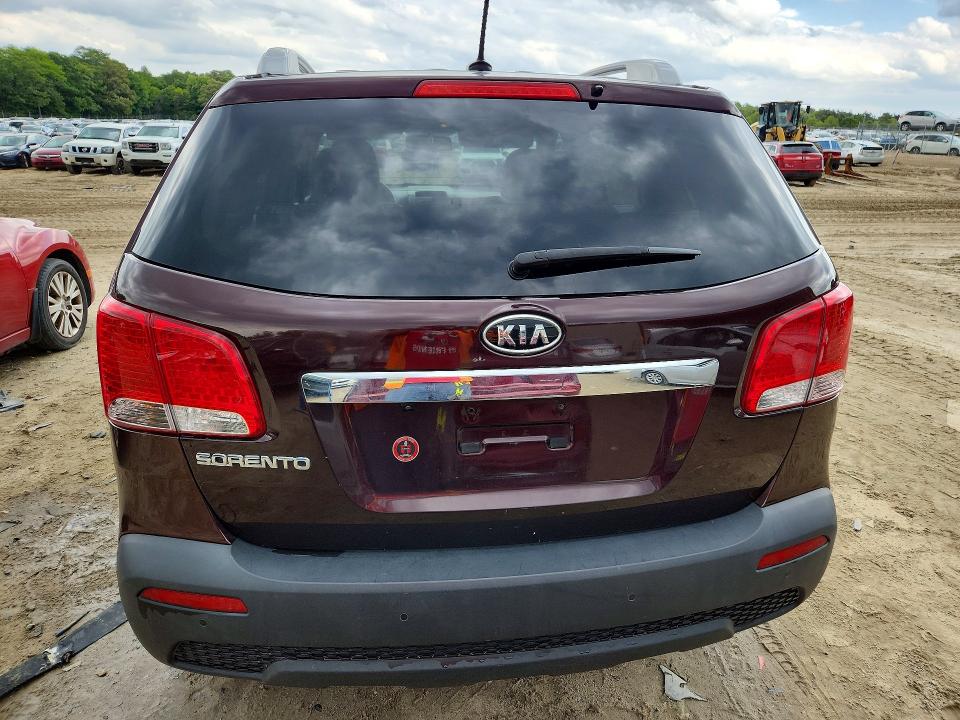 2011 Kia Sorento VIN 5XYKT3A13BG089875 COPART salvage auction — FRONT END, DE - SALVAGE CERTIFICATE, sold $975 on 2026-07-28 (photo 6)