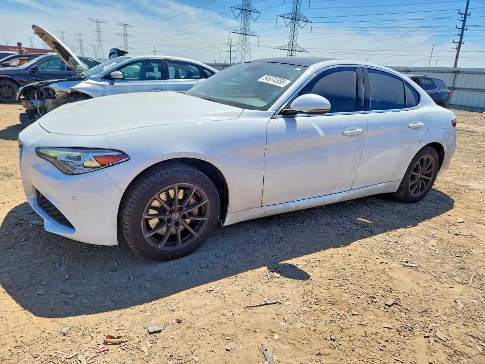 2019 Alfa romeo VIN ZARFANAN0K7600368 COPART salvage auction — SIDE, Il - Salvage Certificate, sold $4,450 on 2026-08-11 (photo 1)