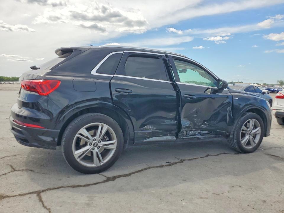 2022 Audi Q3 VIN WA1DECF38N1028291 COPART salvage auction — SIDE, Tn - Salvage Certificate, sold $7,500 on 2026-07-20 (photo 3)