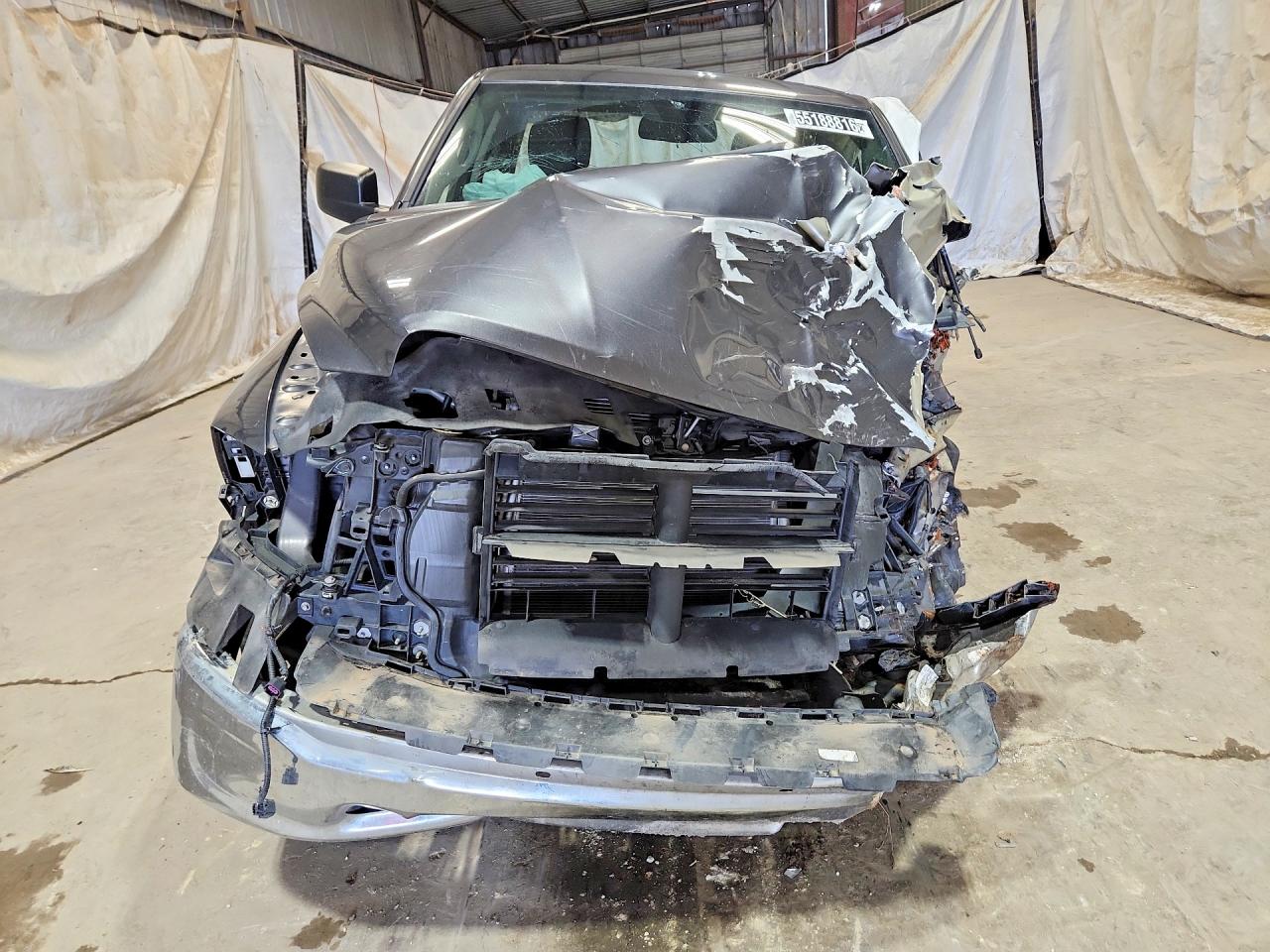 2019 Ram 1500 VIN 1C6RR7FG2KS675549 COPART salvage auction — Front End, MS - CERTIFICATE OF TITLE, sold $1,250 on 2026-07-09 (photo 5)