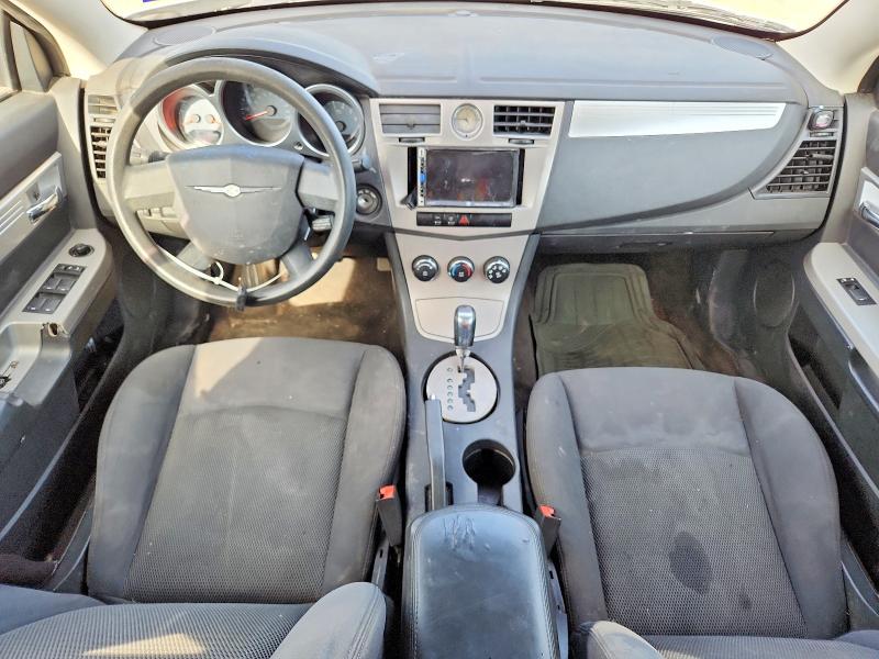 2010 Chrysler Sebring VIN 1C3BC5ED6AN142676 COPART salvage auction — FRONT END, Tx - Bonded Title - Salvage, sold $275 on 2026-07-09 (photo 8)
