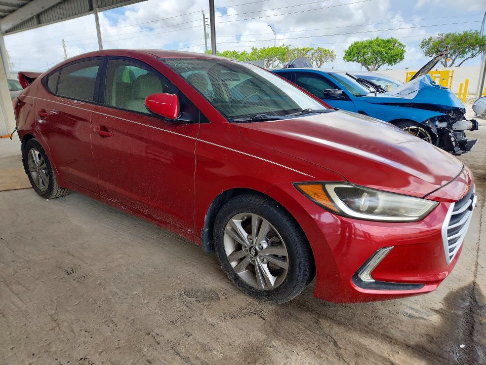 2018 Hyundai Elantra VIN KMHD84LF0JU470021 COPART salvage auction — REAR END, Fl - Cert Of Title Slvg Rebuildable, sold $1,600 on 2026-07-22 (photo 4)