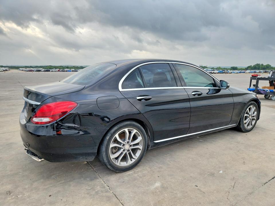 2017 Mercedes-benz C-klasse VIN WDDWF4JB9HR234618 COPART salvage auction — REAR END, Tx - Certificate Of Title, sold $5,100 on 2026-07-08 (photo 3)