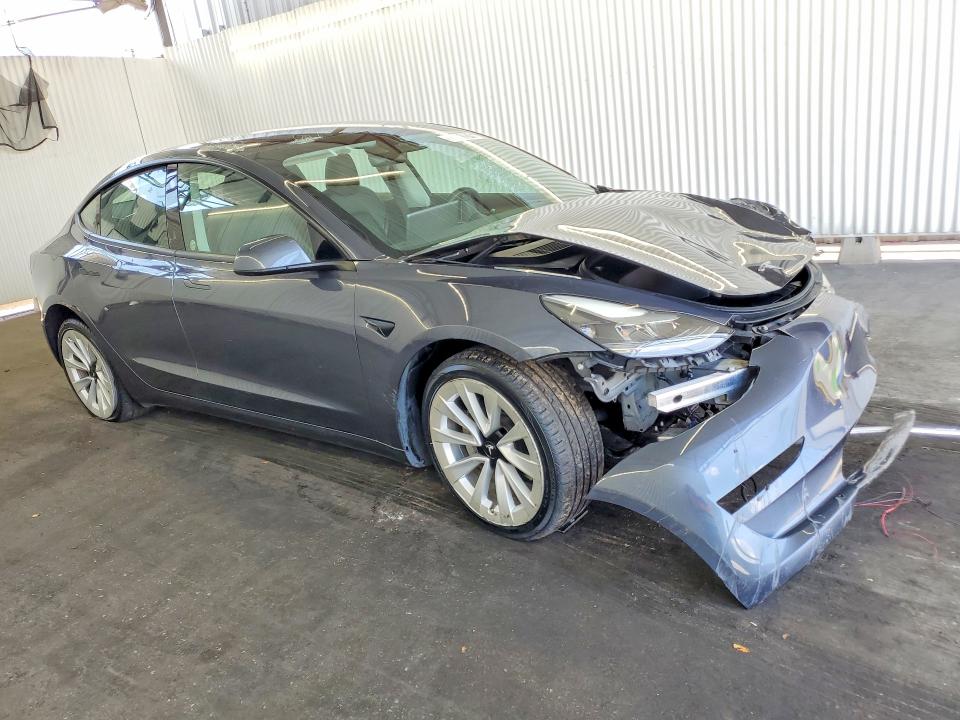 2023 Tesla Model 3 VIN 5YJ3E1EA4PF436464 COPART salvage auction — FRONT END, Fl - Certificate Of Destruction, sold $5,300 on 2026-07-06 (photo 4)
