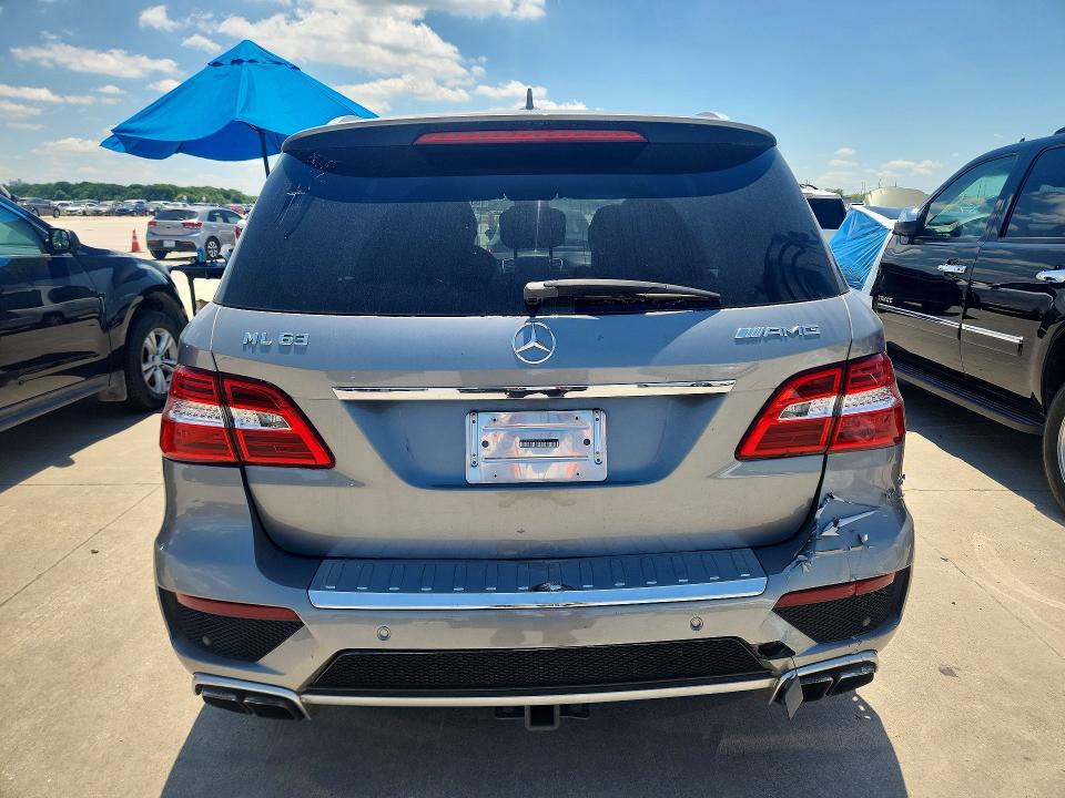 2014 Mercedes-benz M-klasse amg VIN 4JGDA7EB0EA283479 COPART salvage auction — REAR END, TX - DEALER ONLY CLEAN TITLE (P), sold $7,500 on 2026-08-06 (photo 6)
