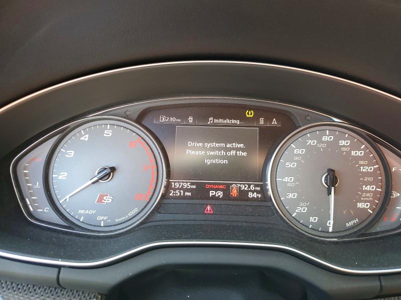 2022 Audi Sq5 VIN WA114AFY2N2042218 COPART salvage auction — REAR END, Ca - Salvage Certificate, sold $12,800 on 2026-07-02 (photo 9)