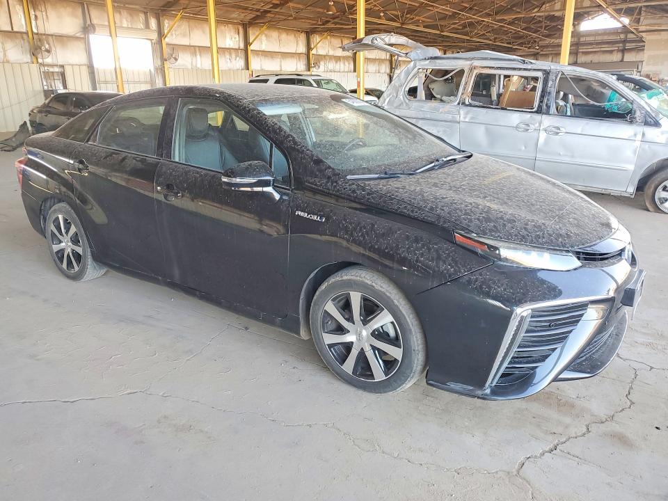 2020 Toyota Mirai VIN JTDBVRBD3LA007974 COPART salvage auction — SIDE, Az - Cert Of Title - Salvage, sold $625 on 2026-07-27 (photo 4)