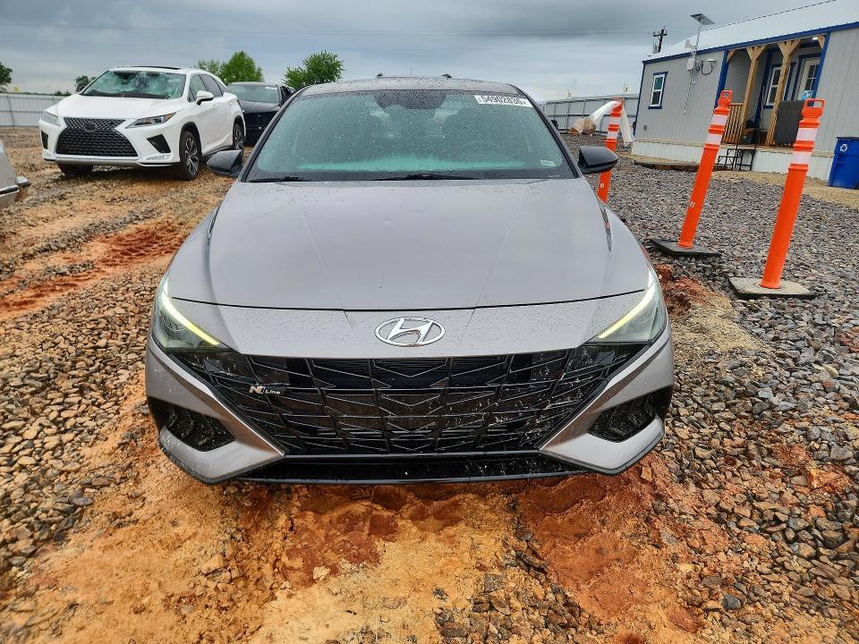 2022 Hyundai Elantra VIN KMHLR4AF1NU297661 COPART salvage auction — HAIL, Mo - Salvage Certificate Of Title, sold $9,400 on 2026-07-20 (photo 5)