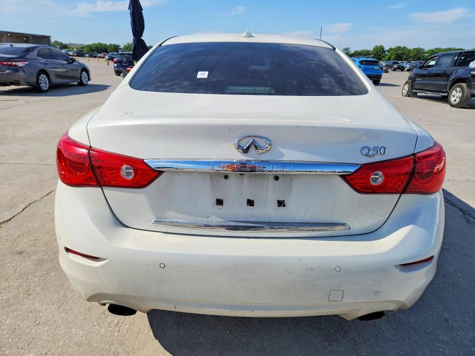 2017 Infiniti VIN JN1EV7AP0HM733412 COPART salvage auction — FRONT END, Tx - Salvage Vehicle Title, sold $1,200 on 2026-07-16 (photo 6)