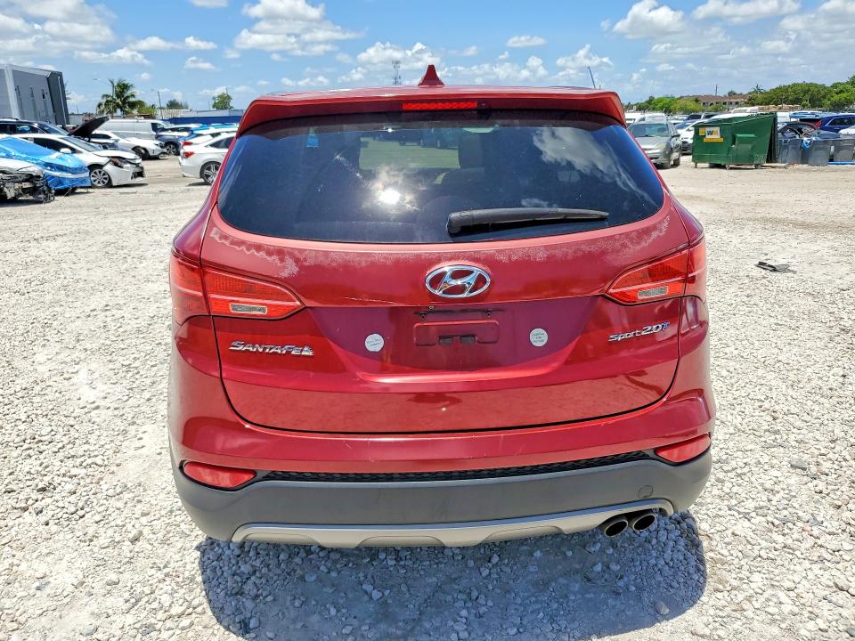 2013 Hyundai Santa fe VIN 5XYZW3LA9DG066669 COPART salvage auction — FRONT END, Fl - Cert Of Title Slvg Rebuildable, sold $1,850 on 2026-07-31 (photo 6)