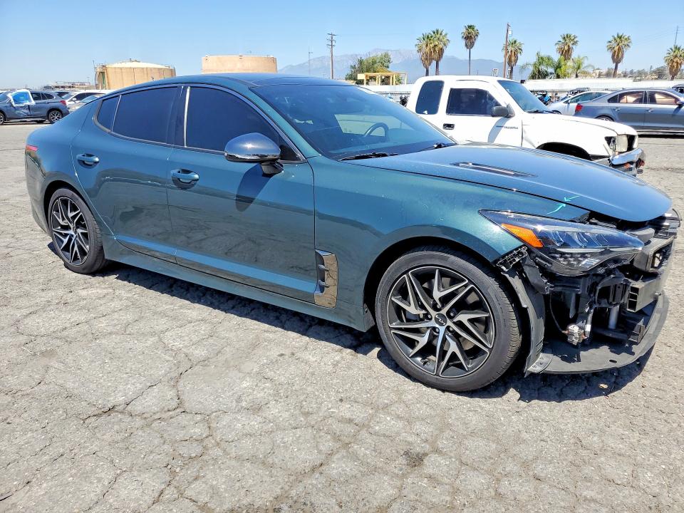 2022 Kia Stinger VIN KNAE35LD0N6119127 COPART salvage auction — FRONT END, Ca - Salvage Certificate, sold $150 on 2026-07-16 (photo 4)